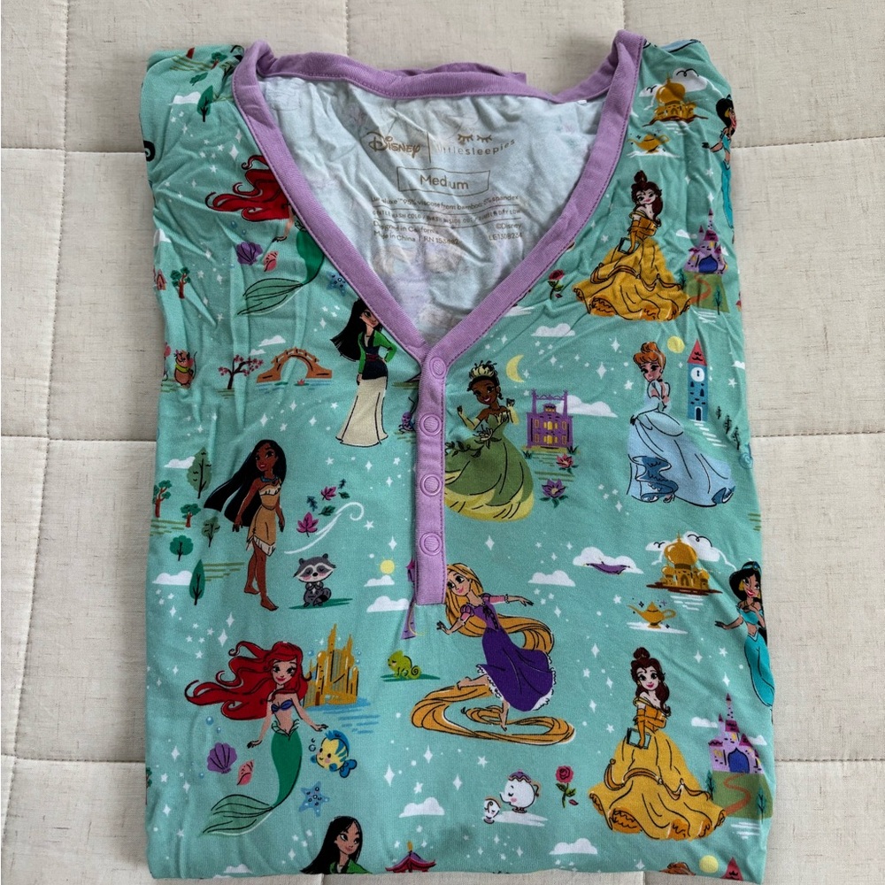 Disney Princess Adult Little Sleepies long sleeve Shirt
